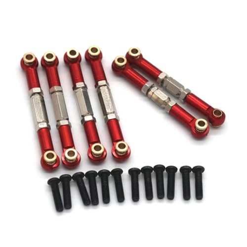 AKSDYIR RC Vorne Hinten Schwinge Für Rlaarlo AM-X12 AM-D12 1/12 Fernbedienung Auto Optional Teile Metall Upgrade Zubehör Für Schaukel Arm Lenkung Tasse(Size11) von AKSDYIR