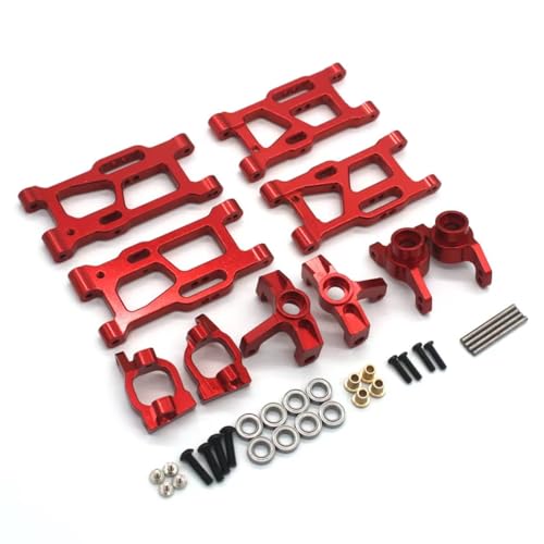 AKSDYIR RC Vorne Hinten Schwinge Für Rlaarlo AM-X12 AM-D12 1/12 Fernbedienung Auto Optional Teile Metall Upgrade Zubehör Für Schaukel Arm Lenkung Tasse(Size2) von AKSDYIR