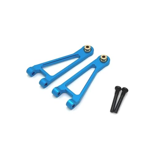 AKSDYIR RC Vorne Hinten Schwinge Für SCY 18101 18102 1/18 Metall Front Upper Für Swing Arm RC Modell Crawler Auto LKW Für Buggy Truggy Zubehör Upgrade Teile Kit(Blue) von AKSDYIR