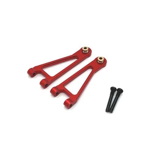 AKSDYIR RC Vorne Hinten Schwinge Für SCY 18101 18102 1/18 Metall Front Upper Für Swing Arm RC Modell Crawler Auto LKW Für Buggy Truggy Zubehör Upgrade Teile Kit(Red) von AKSDYIR