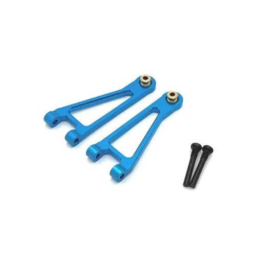 AKSDYIR RC Vorne Hinten Schwinge Für SCY 18101 18102 1/18 Metall Front Upper Für Swing Arm Rc Modell Crawler Auto LKW Für Buggy Truggy Zubehör Upgrade Teile Kit(Blue) von AKSDYIR