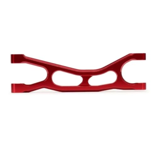 AKSDYIR RC Vorne Hinten Schwinge Für Universalteile RC-Auto Angepasste CNC-Bearbeitung Anpassen Von Aluminium Vorne Hinten Oberen Unteren Querlenker(Red) von AKSDYIR