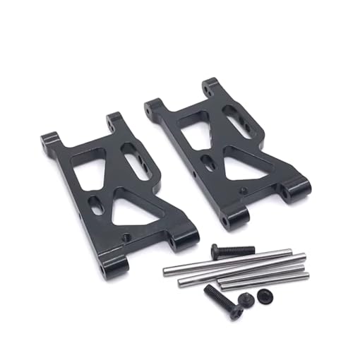 AKSDYIR RC Vorne Hinten Schwinge Für WLtoys 144010 144001 144002 124016 124017 124018 124019 1/12 1/14 Metallfront Für Schaukelarm RC-Autoteile-Upgrade(Black) von AKSDYIR
