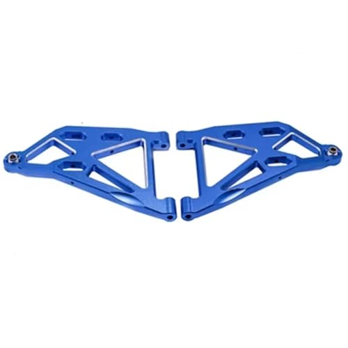 AKSDYIR RC Vorne Hinten Schwinge Für Yikong DF7 4072 1/7 Kurze Karte Einfache Steuerung Ersatzteile Front Lower Arm Für Schaukel Arm Zubehör Aluminium Legierung(Blue) von AKSDYIR
