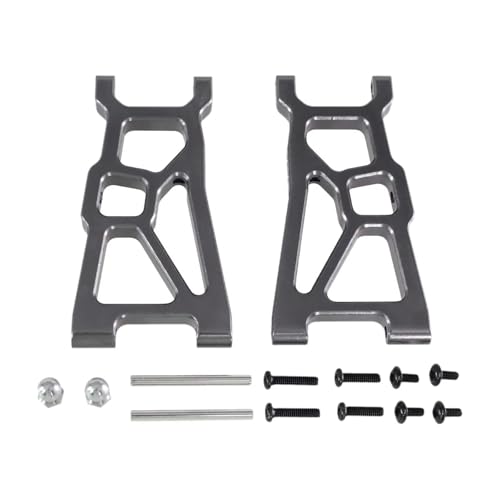 AKSDYIR RC Vorne Hinten Schwinge Für ZD Für Racing Dbx-10 1/10 RC Auto Metall Front Lower Arm Set Unteren Arme Ersatz Vorne Für Schaukel Arm(Gray) von AKSDYIR