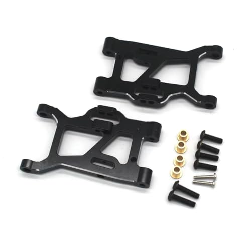 AKSDYIR RC Vorne Hinten Schwinge Für ZD Für Racing MT16 BX12 X12S MT14R PT14R 1/14 Fernbedienung Auto Teile Metall Vorne Und Hinten Saum Arme(Black,2PCS) von AKSDYIR