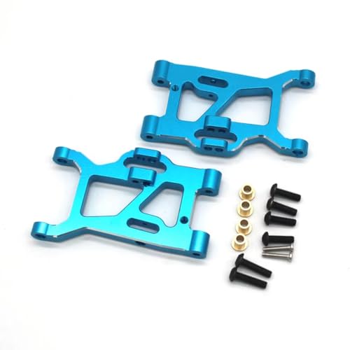 AKSDYIR RC Vorne Hinten Schwinge Für ZD Für Racing MT16 BX12 X12S MT14R PT14R 1/14 Fernbedienung Auto Teile Metall Vorne Und Hinten Saum Arme(Blue,2PCS) von AKSDYIR
