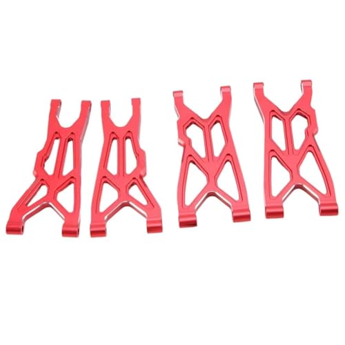 RC Vorne Hinten Schwinge Für Arrma Big Für Rock 3S Für BLX Für Typhon 3S Für BLX 550 1/8 1/10 Metall Vorne Und Hinten Suspension Arm Set RC Auto Upgrades Teile von AKSDYIR