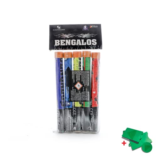 AKTIVHANDEL Bengalfeuer Bengalos 10-teiliges Set in rot, gelb, blau, grün, lila, Kat F1 Feuerwerk inkl. Einkaufswagenchip AKTIVHANDEL Bengalfeuer Bengalos 10-teiliges Set in rot, gelb, blau, grün, lila, Kat F1 Feuerwerk inkl. Einkaufswagenchip von AKTIVHANDEL