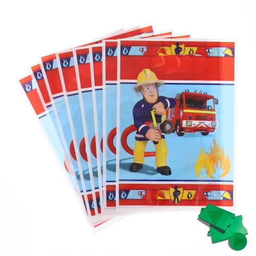 AKTIVHANDEL Feuerwehrmann Sam Partytüten Kindergeburtstag, 8 Stück rot, Party Tüten Mitgebsel Kinder Jungen Mädchen, Geburtstag, 24 x 16 cm inkl. Einkaufswagenchip AKTIVHANDEL Feuerwehrmann Sam Partytüten Kindergeburtstag, 8 Stück rot, Party Tüten Mitgebsel Kinder Jungen Mädchen, Geburtstag, 24 x 16 cm inkl. Einkaufswagenchip von AKTIVHANDEL