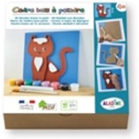 ALADINE 00000000000000085489 3D-Holzbild zum Bemalen Katze von ALADINE