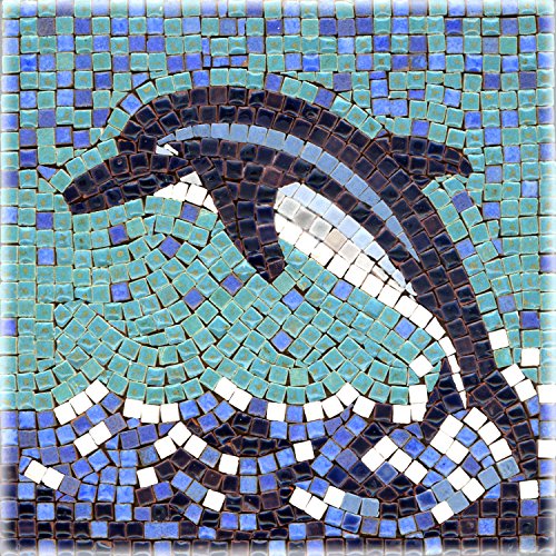 ALEA Mosaic Mosaik Bastelsets 15x15cm, Delfin von ALEA Mosaic