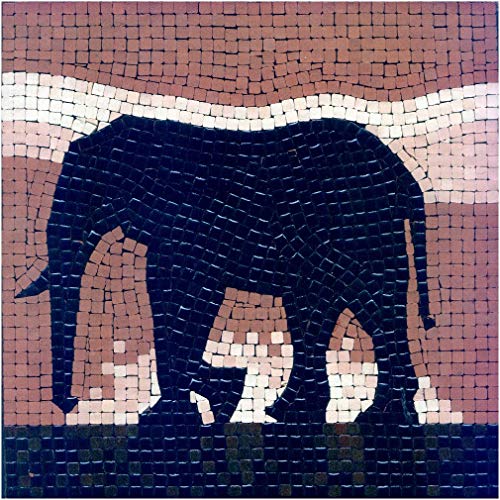 Mosaik bastelset, DIY 20x20cm, Elefant von ALEA Mosaic