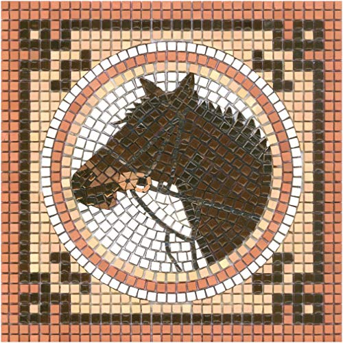 ALEA Mosaic Mosaik bastelset, DIY 20x20cm, Mustang von ALEA Mosaic