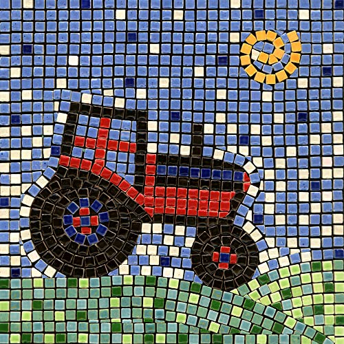 ALEA Mosaic Mosaik bastelset, DIY 20x20cm, Traktor ALEA Mosaic Mosaik bastelset, DIY 20x20cm, Traktor von ALEA Mosaic