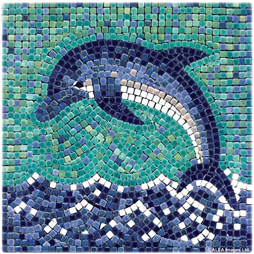 ALEA Mosaic Mosaik bastelset, DIY 20x20cm, Delphin von ALEA Mosaic