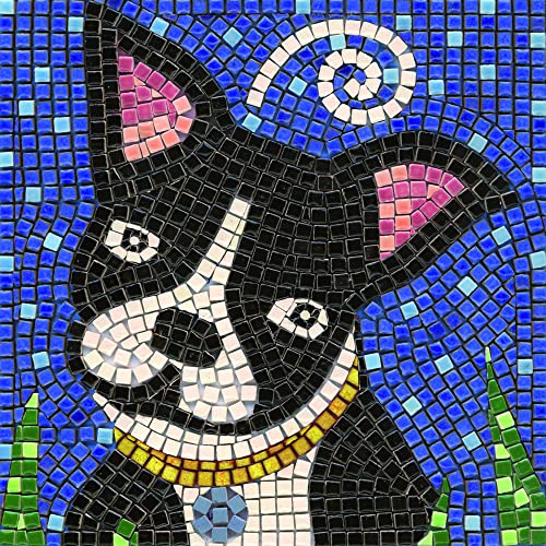 Mosaik bastelset, DIY 20x20cm, Hund von ALEA Mosaic
