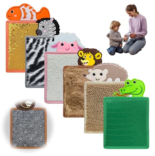 ALEENFOON Sinnesmatten für Autistische Kinder, 6er Set Montessori Sensorik Matten, Taktile Fühlmemory Spiel für Kinder, Sensorischer Teppich Autismus für Kinder, Babys, Kleinkinder ALEENFOON Sinnesmatten für Autistische Kinder, 6er Set Montessori Sensorik Matten, Taktile Fühlmemory Spiel für Kinder, Sensorischer Teppich Autismus für Kinder, Babys, Kleinkinder von ALEENFOON