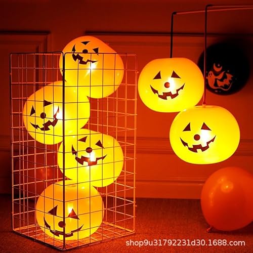 ALEGRE® 5 Stk Halloween LED Kürbis Ballon von ALEGRE