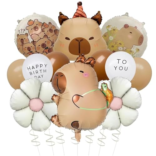 ALEGRE 12 Stk Capybara Geburtstag Luftballons von ALEGRE