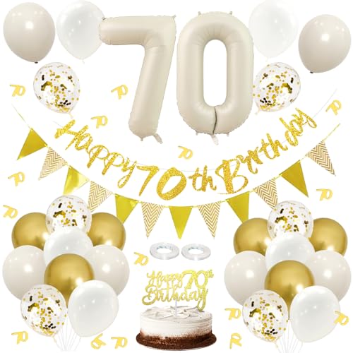 ALEGRE Luftballons 70 Geburtstag Frau Mann Deko, Konfetti 70 Geburtstag Deko, 70. Geburtstag Mann Frau Girlande,Deko 70 Geburtstag Frau Tortendeko,70. Geburtstag Deko Banner Torte,70er Geburtstagsdeko ALEGRE Luftballons 70 Geburtstag Frau Mann Deko, Konfetti 70 Geburtstag Deko, 70. Geburtstag Mann Frau Girlande,Deko 70 Geburtstag Frau Tortendeko,70. Geburtstag Deko Banner Torte,70er Geburtstagsdeko von ALEGRE