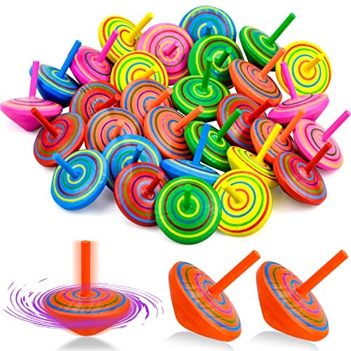 30 Stück Kreisel aus Holz Bunt Spielzeugkreisel Holzkreisel für Mitgebsel Kindergeburtstag Gastgeschenke Partydekorationszubehör 30 Stück Kreisel aus Holz Bunt Spielzeugkreisel Holzkreisel für Mitgebsel Kindergeburtstag Gastgeschenke Partydekorationszubehör von ALFFREUDE