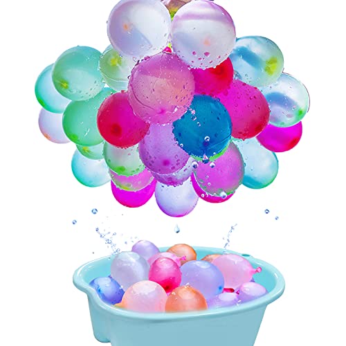 555 Stück Wasserbomben Selbstschließend, Wasserbombe Water Balloons in 60 Sekunden, Selbstschließende Wasserballons ohne Knoten für Sommer Party 555 Stück Wasserbomben Selbstschließend, Wasserbombe Water Balloons in 60 Sekunden, Selbstschließende Wasserballons ohne Knoten für Sommer Party von ALINILA