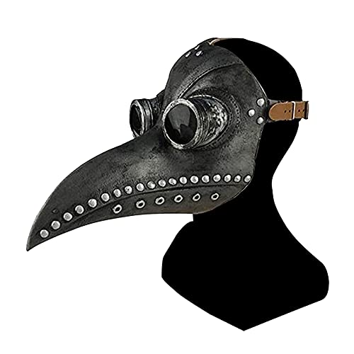 ALINILA Schnabelmaske Halloween,Mittelalter Pest Maske Plague Arzt Kopfmaske Lange Nase Vogel Schnabel,Steampunk KostüM ZubehöR füR Erwachsene Party Fasching Karneval ALINILA Schnabelmaske Halloween,Mittelalter Pest Maske Plague Arzt Kopfmaske Lange Nase Vogel Schnabel,Steampunk KostüM ZubehöR füR Erwachsene Party Fasching Karneval von ALINILA