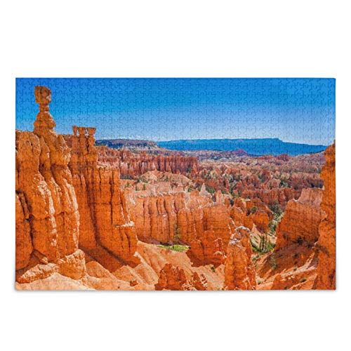 ALKOY Bryce-Canyon-Nationalpark-Puzzle, Utah, Amerikanische Landschaft, 1000 Teile, Puzzle, Pädagogisch, Intellektuell, Dekomprimierend, Lustiges Spiel Für Kinder Und Erwachsene, Heim-Wanddekoration ALKOY Bryce-Canyon-Nationalpark-Puzzle, Utah, Amerikanische Landschaft, 1000 Teile, Puzzle, Pädagogisch, Intellektuell, Dekomprimierend, Lustiges Spiel Für Kinder Und Erwachsene, Heim-Wanddekoration von ALKOY