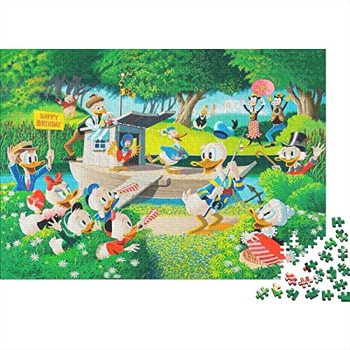ALKOY Puzzles 1000 Teile Für Erwachsene | Mickey Und | 1000-Teiliges Puzzle Lernspiele Heimdekorationspuzzle./Donald Duck/300 Stück (40 X 28 Cm). von ALKOY