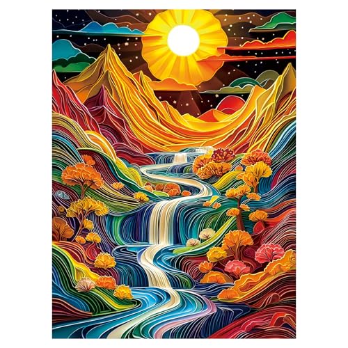 ALL4JIG 500-teiliges Familienspaß-Puzzle – Spaß für alle Altersgruppen mit lebendigen malerischen Aussichten ALL4JIG 500-teiliges Familienspaß-Puzzle – Spaß für alle Altersgruppen mit lebendigen malerischen Aussichten von ALL4JIG
