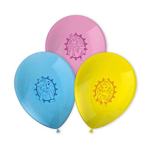 ALMACENESADAN 0883; Packung mit 8 Luftballons Disney Prinzessinnen; ideal für Partys und Geburtstage. von ALMACENESADAN