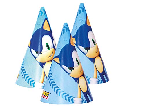 ALMACENESADAN 1103; Packung mit 6 Sonic-Hüten, ideal für Partys und Geburtstage. ALMACENESADAN 1103; Packung mit 6 Sonic-Hüten, ideal für Partys und Geburtstage. von ALMACENESADAN