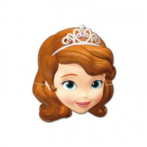 ALMACENESADAN 2326; Packung mit 6 Masken Prinzessin Sofia ALMACENESADAN 2326; Packung mit 6 Masken Prinzessin Sofia von ALMACENESADAN