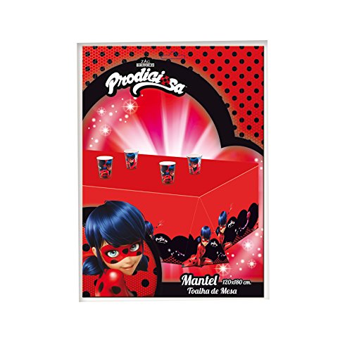 ALMACENESADAN 8435510311223, 1122, Geburtstagsset Lady Bug, bestehend aus Party-Tischdecke aus Kunststoff, 120 x 180 cm und 20 Servietten, rot ALMACENESADAN 8435510311223, 1122, Geburtstagsset Lady Bug, bestehend aus Party-Tischdecke aus Kunststoff, 120 x 180 cm und 20 Servietten, rot von ALMACENESADAN