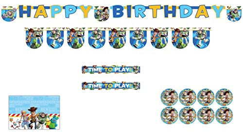 ALMACENESADAN 4673 Toy Story Party-Set für 8 Mädchen, Tischdecke, Teller, Wimpelkette, Poster und 2 Girlanden (8435510346737) ALMACENESADAN 4673 Toy Story Party-Set für 8 Mädchen, Tischdecke, Teller, Wimpelkette, Poster und 2 Girlanden (8435510346737) von ALMACENESADAN