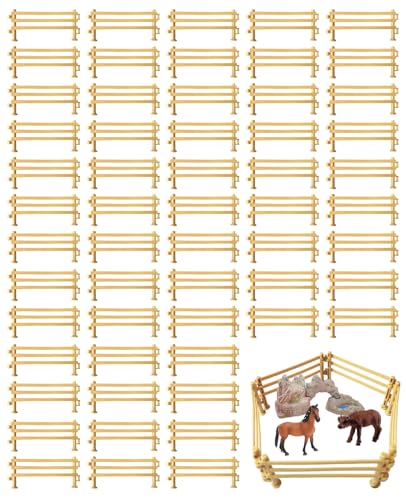 ALONK 120 Stück Spielzeug Zaun, Pferdezaun Spielzeug, DIY Bauernhof Gartenzaun Zubehör ALONK 120 Stück Spielzeug Zaun, Pferdezaun Spielzeug, DIY Bauernhof Gartenzaun Zubehör von ALONK
