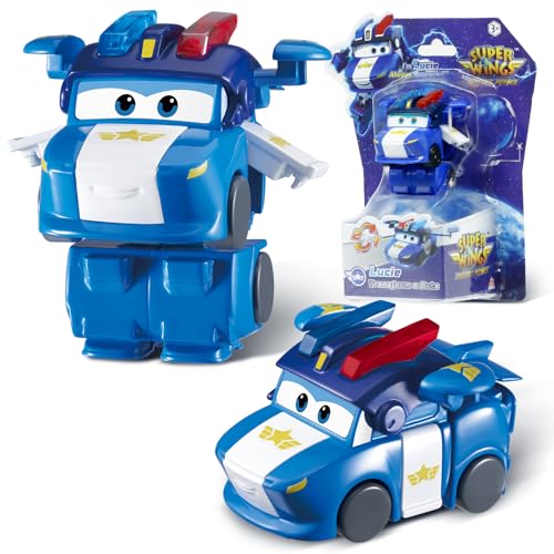 Super Wings Transformations-Flugzeug Lucie, ca. 5 cm große Spiel-Figur für Kinder, Spielzeug-Flugzeug und Roboterfigur für Jungen und Mädchen ab 3 Jahren, Blau Super Wings Transformations-Flugzeug Lucie, ca. 5 cm große Spiel-Figur für Kinder, Spielzeug-Flugzeug und Roboterfigur für Jungen und Mädchen ab 3 Jahren, Blau von ALPHA GROUP