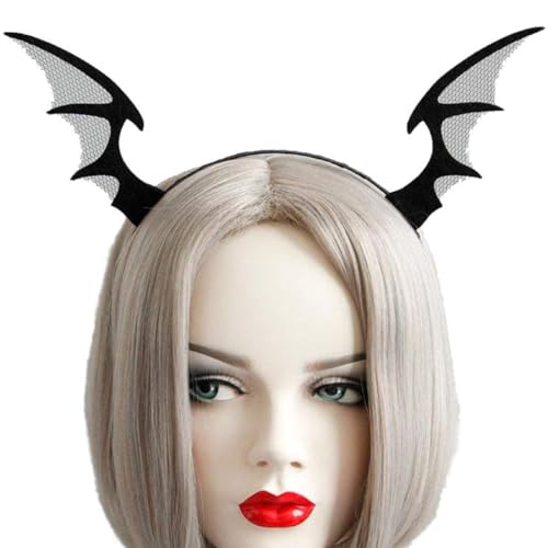 ALUNME Halloween Fledermausflügel Stirnband Cosplay Party Kopfstück Kostüm Haarband von ALUNME