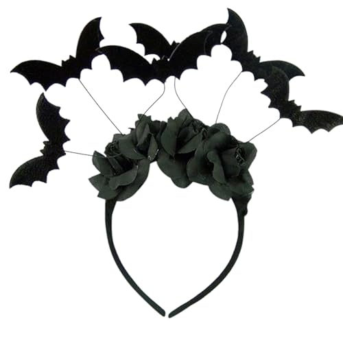ALUNME Halloween Schwarz Fledermaus Stirnband Kostüm Zubehör von ALUNME