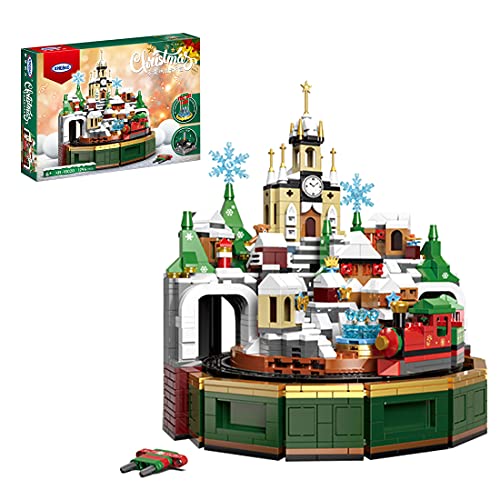 ALiquid Weihnachten Klemmbausteine Set, Spieluhr Bausatz, Bausteine Set Kompatibel mit Lego - 1294 Teile von ALiquid