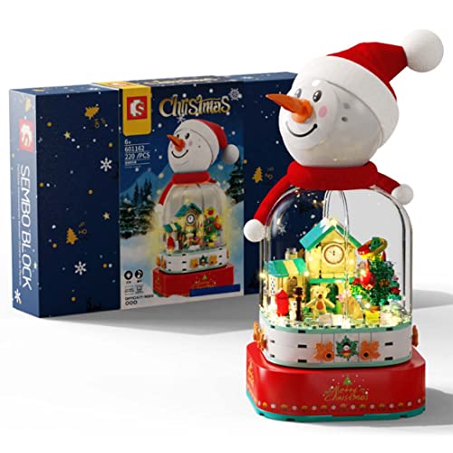 ALiquid Weihnachts-Spieluhr Klemmbausteine Set, Weihnachten Bausatz, Bausteine Kompatibel mit Lego - 220 Teile von ALiquid