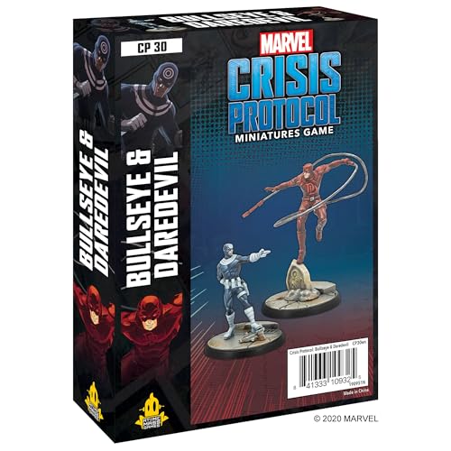 Atomic Mass Games , Marvel Crisis Protocol: Character Pack: Bullseye and Daredevil, Miniatures Game, Ages 10+, 2+ Players, 45 Minutes Playing Time von Atomic Mass Games