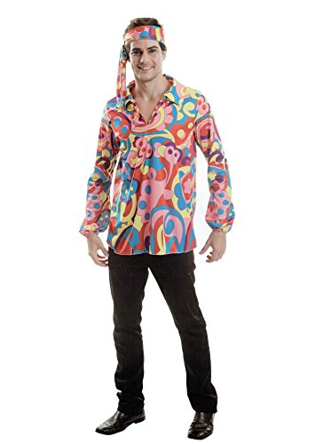 Am Hippie Herren Karneval Kostüm Fasching Party 70er One Size von Am