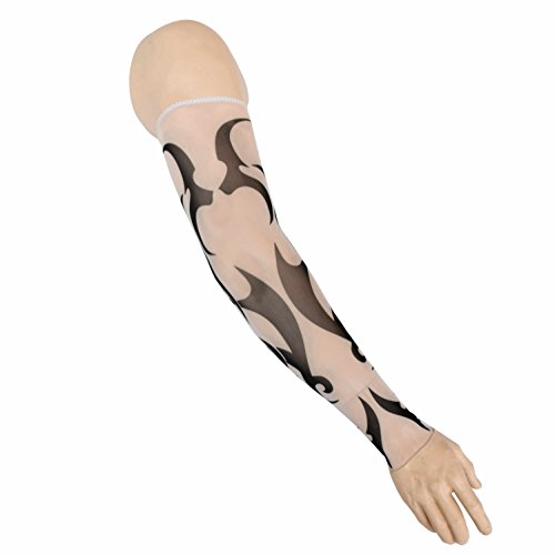 am Tattoo Armstulpen 1 Paar Karneval Fasching Skin Ärmel Sleeve Arm von am