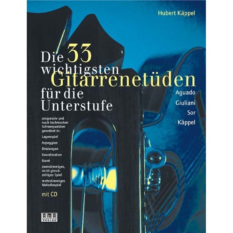 Die 33 wichtigsten Gitarrenetüden von AMA-Verlag