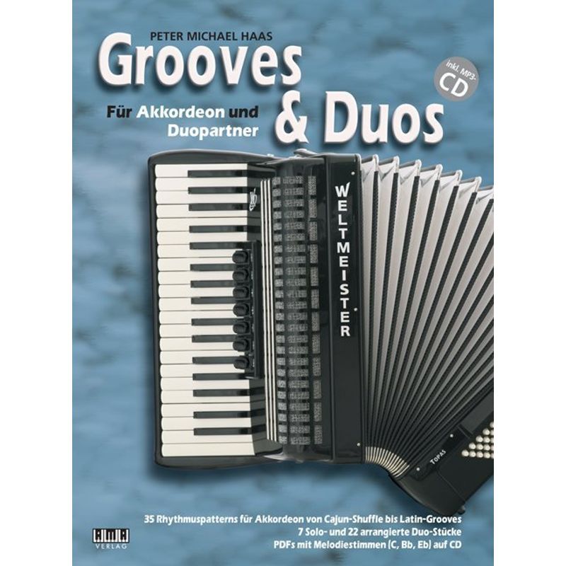 Grooves & Duos, für Akkordeon und Duopartner, m. MP3-CD von AMA-Verlag