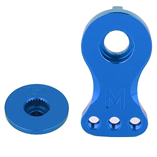 AMAKO 25T Puffer Metallstahl Stahlhäute:RC Fahrzeug Zahnrad Armpuffer Kit,für 1/10 1/8 RC Auto Modellbau,Blau von AMAKO