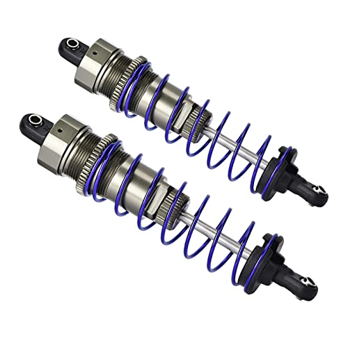 AMAKO 2pcs Metall Stoßdämpfer RC Auto Stoßdämpfer Ersatzteile,für 1/10 RC Auto Modellbau Zubehör inklusive Federn und Dichtungen von AMAKO