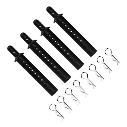 AMAKO Auto Schalensäule Ersatz:Kunststoff Karosserie Pfosten R Pins,für 1/10 RC Auto Upgrade Teile,schwarz 61mm 4 Stück AMAKO Auto Schalensäule Ersatz:Kunststoff Karosserie Pfosten R Pins,für 1/10 RC Auto Upgrade Teile,schwarz 61mm 4 Stück von AMAKO